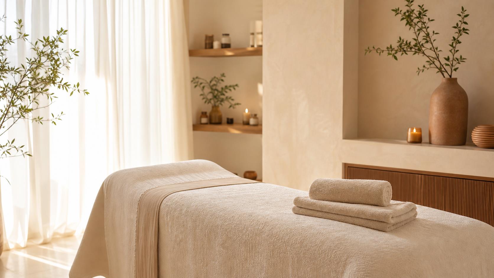 Cabine de soin de l'Institut de Beauté Sandra, Le Puech 34700